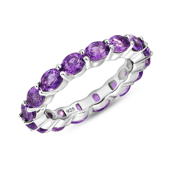 Natürlicher, marokkanischer Amethyst-Ring, 925 Silber platiniert  ca. 2,69 ct image number 4